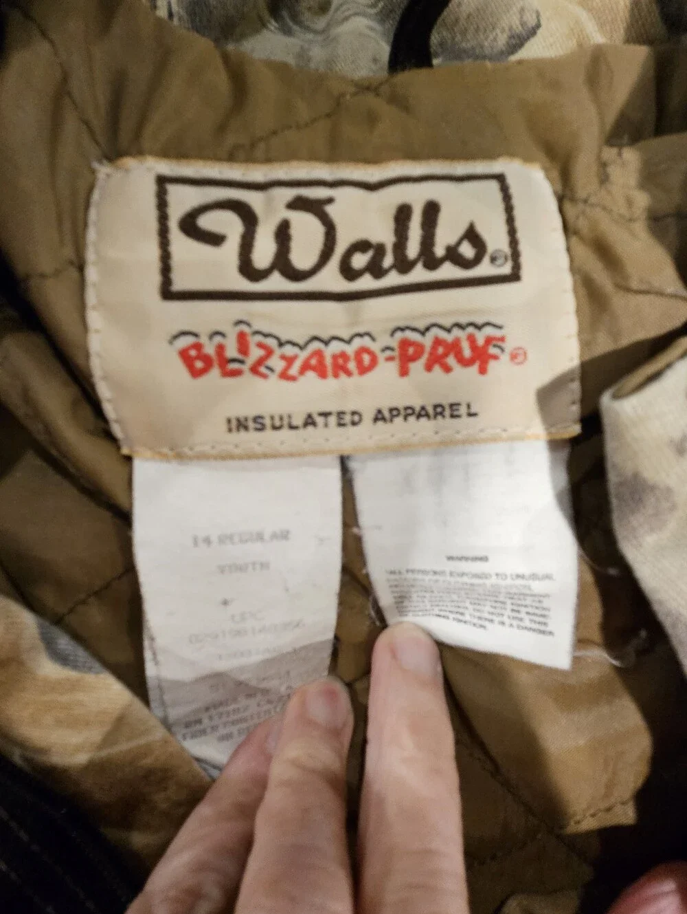 Walls youth blizzard